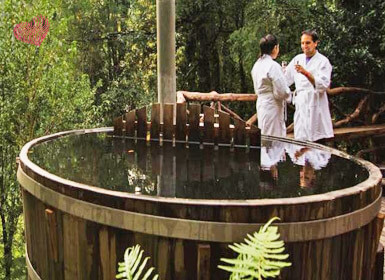 Habitacion con jacuzzi en Huilo Huelo, Los Ríos, Chile