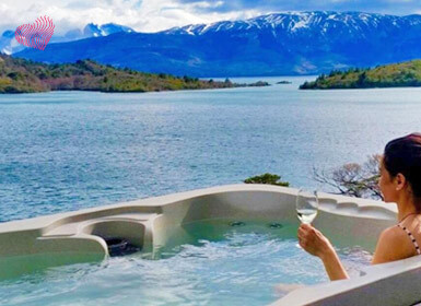 Habitacion con jacuzzi en Torres del Paine, Magallanes, Chile