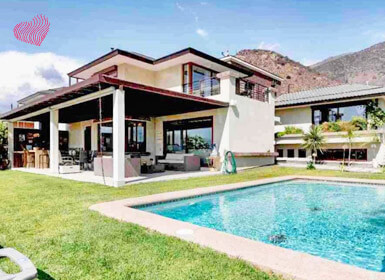 Villa con jacuzzi y piscina privada en Santiago de Chile