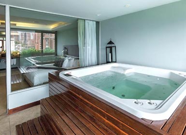 Hoteles con Jacuzzi en la habitación Medellín